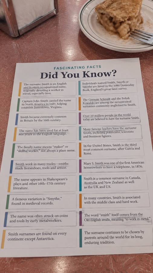 Did you know facts page